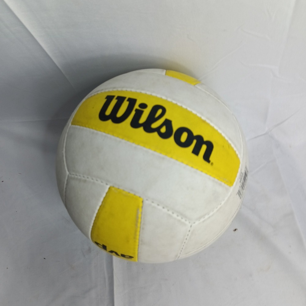 Wilson AVP Official Game Ball Volleyball White Yellow H4305 Leonard Armato